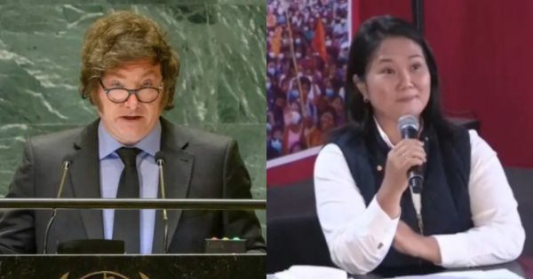 Milei felicitó a Fujimori y celebró el triunfo: ‘La región quiere volver a la libertad’