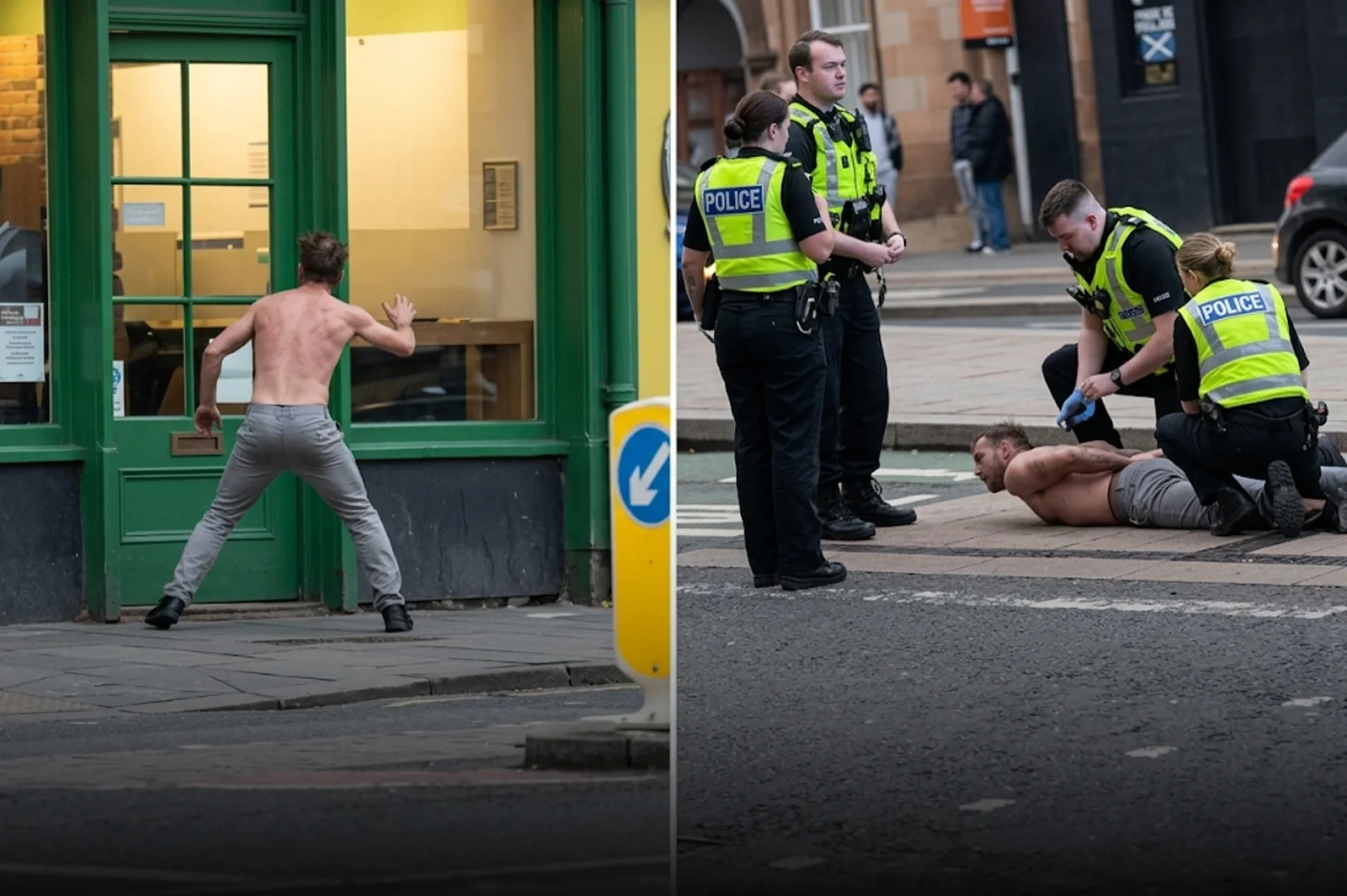 Escocés apuñaló a 5 inmigrantes musulmanes en Edimburgo: 'Protejo al país de violadores'