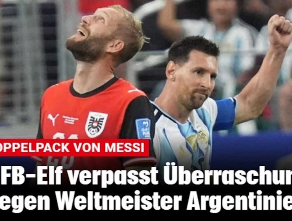 ¡Messi rompe récord y la prensa mundial se rinde! Austria no pudo frenar al ‘Creador’