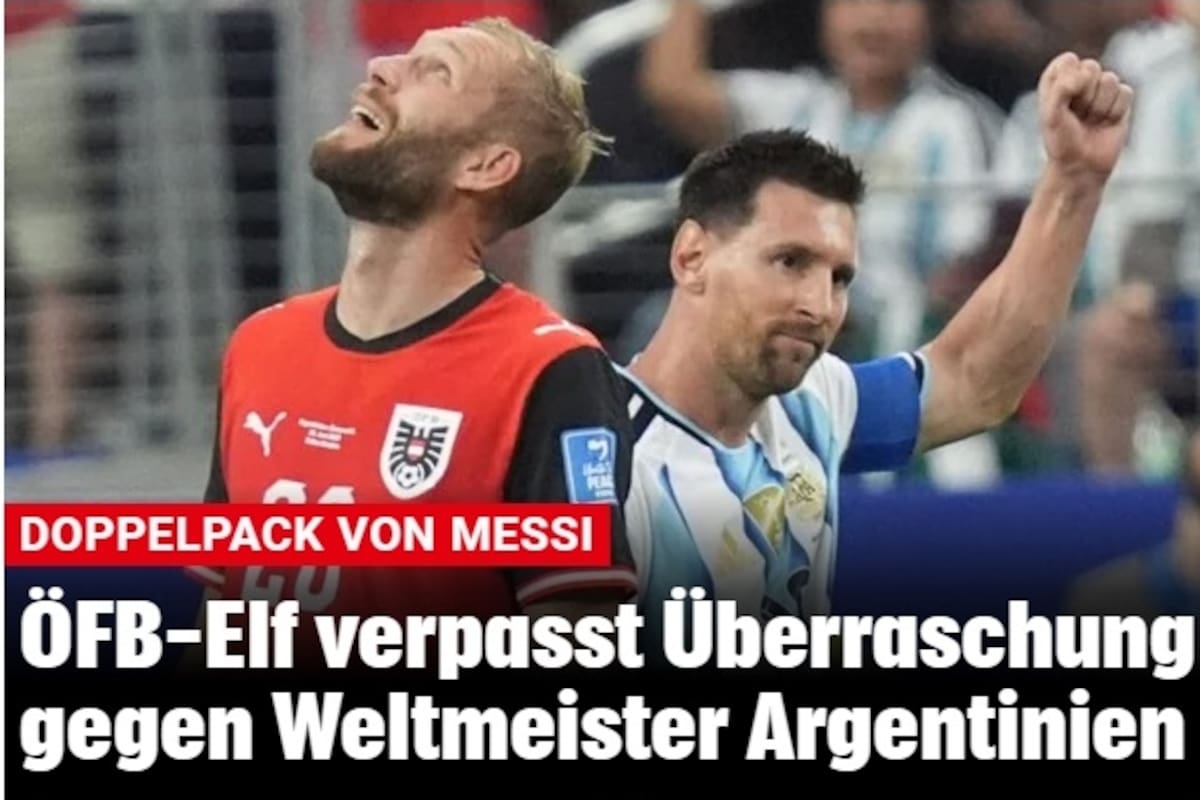 ¡Messi rompe récord y la prensa mundial se rinde! Austria no pudo frenar al 'Creador'