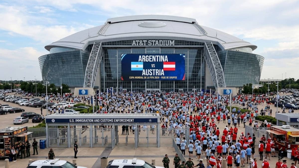 Alerta en Dallas: el ICE confirmó operativos en el partido de Argentina por el Mundial 2026
