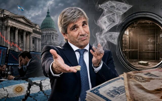 Caputo, el broker-ministro que promete dólares que no tiene: el plan financiero 2026/2027 es humo