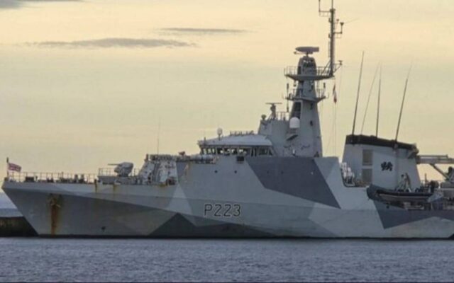 Cancillería esperó el pitazo final para quejarse por el buque inglés: la bronca opositora