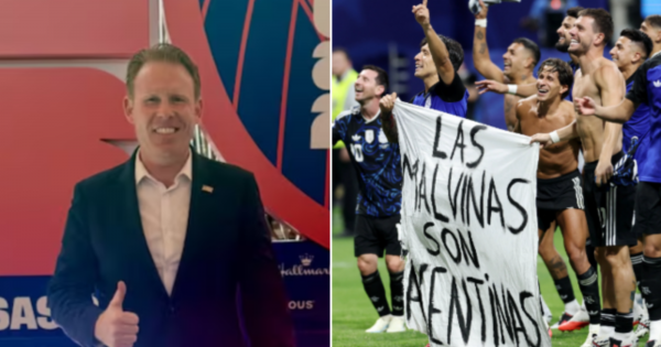 Trump's envoy endorses Argentina's Malvinas flag and challenges FIFA