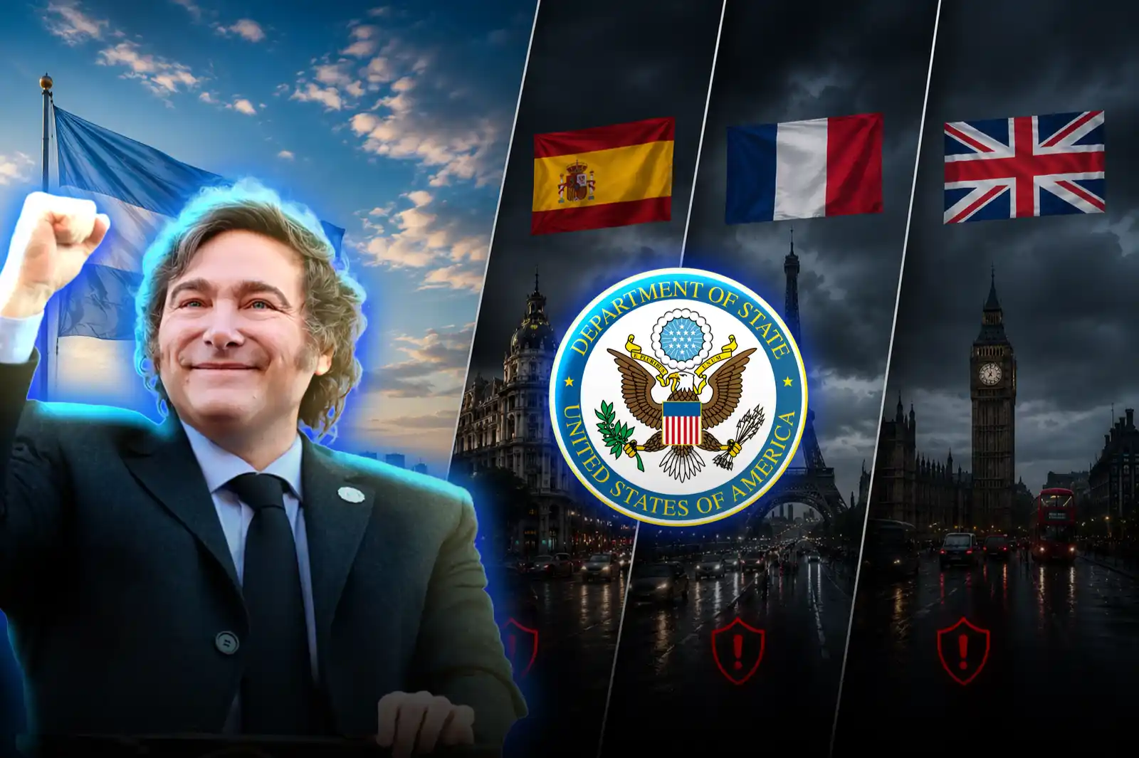 EE.UU. declara a Argentina más segura que España, Francia y Reino Unido