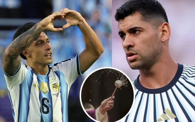 El insólito ritual del Cuti Romero antes del partido contra Cabo Verde: pidió agua bendita y hasta Messi se rió