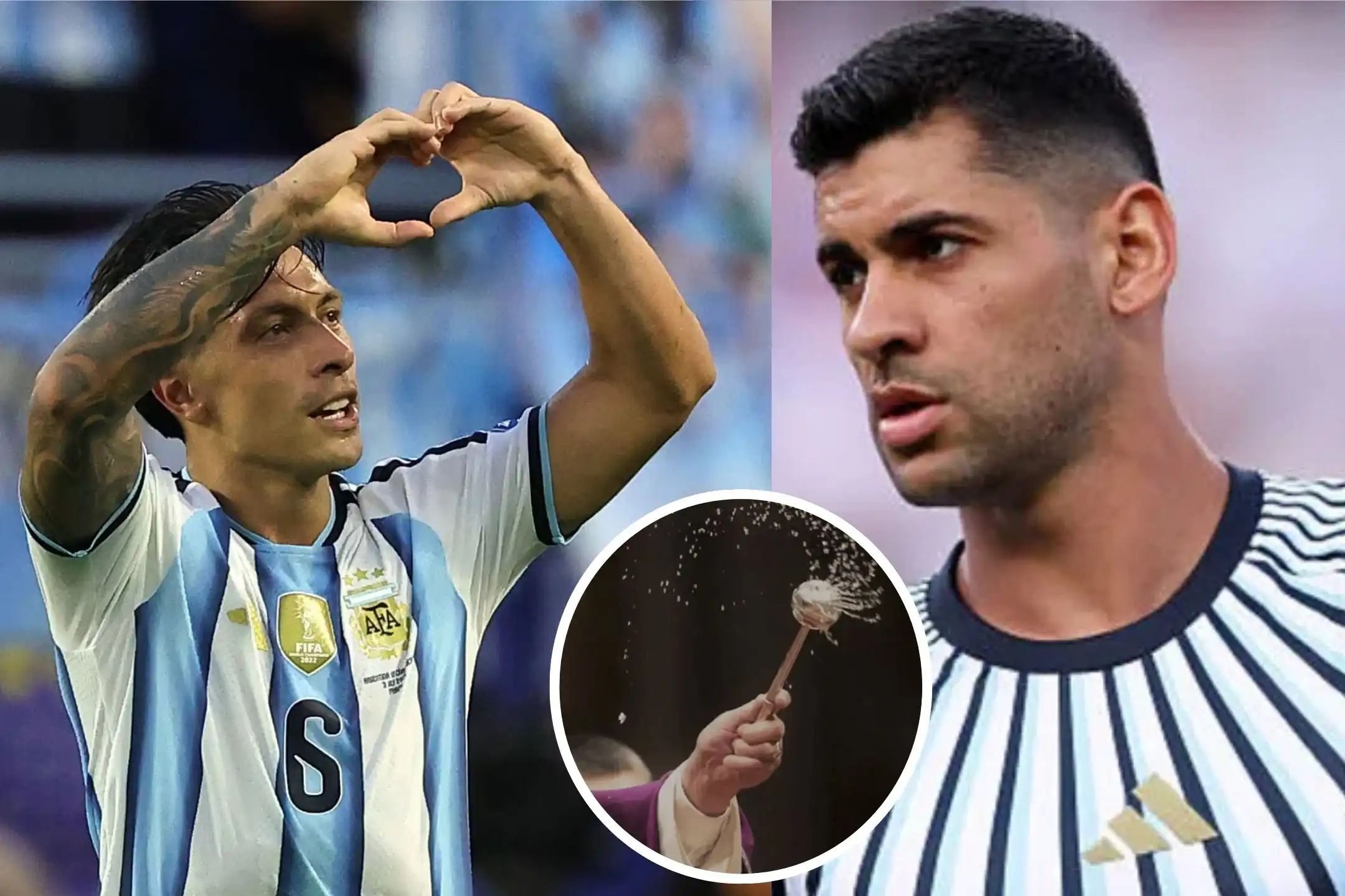 El insólito ritual del Cuti Romero antes del partido contra Cabo Verde: pidió agua bendita y hasta Messi se rió