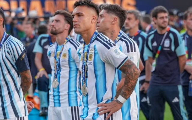 Lautaro Martínez estalló tras la final: «Me hubiese gustado ayudar adentro de la cancha»