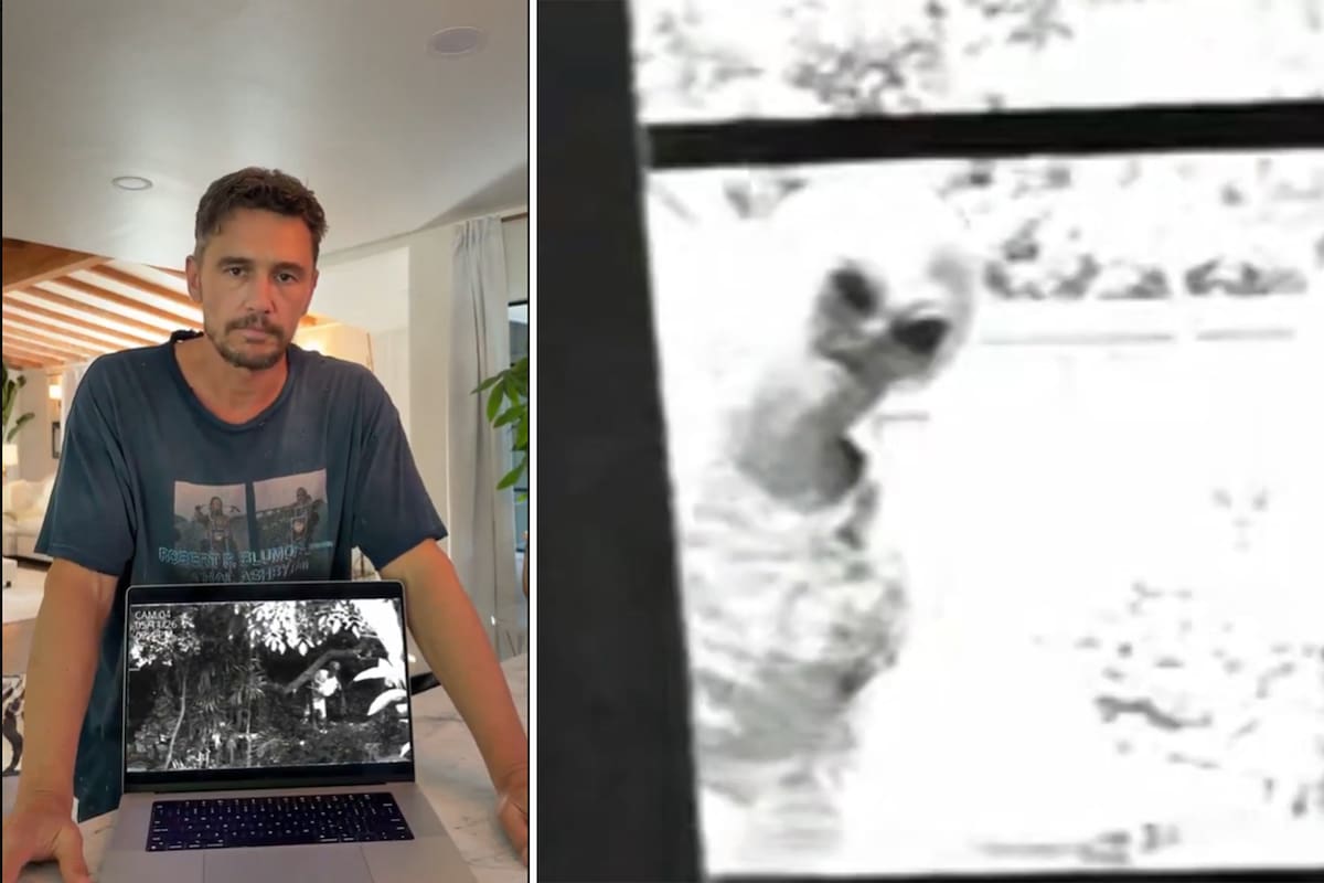 James Franco asegura que hay “algo no humano” acechándolo en su casa: “No estoy loco”