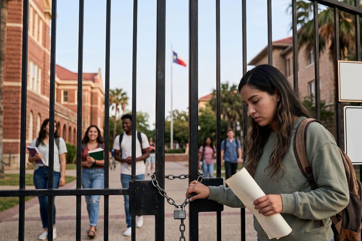 Mazazo judicial en Texas: caen las matrículas baratas para estudiantes sin papeles