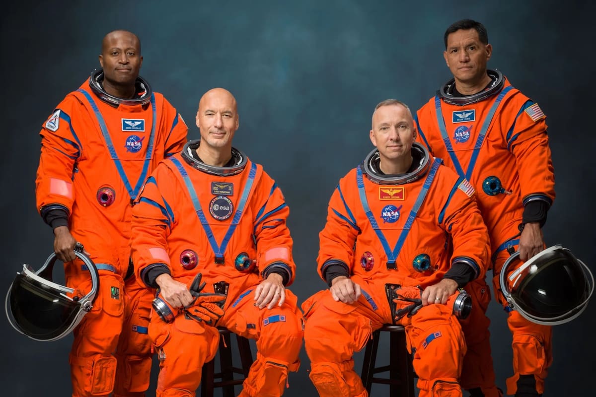 NASA confirmó los cuatro astronautas de Artemis III: hay un italiano y un argentino en la lista