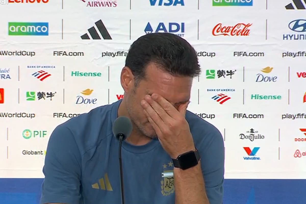 Scaloni se quebró y puso en duda su continuidad: “Me duele en el alma”