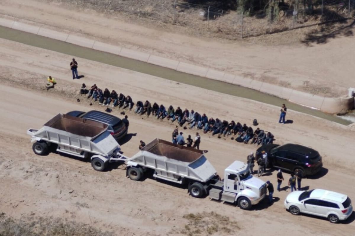 ¡Impactante! Patrulla Fronteriza halla a 27 migrantes hacinados en un remolque en California
