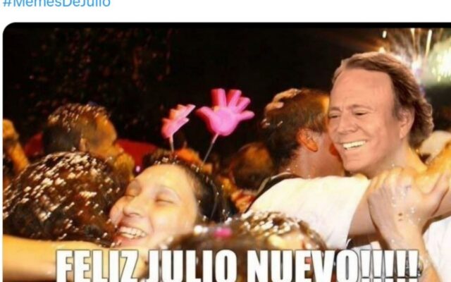 Explotó julio y los memes de Julio Iglesias ya son furia viral: el frío se viene con todo