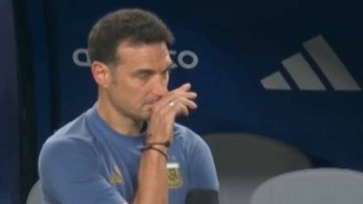 No se vio en la TV: la reacción de Scaloni al gol de Julián Álvarez que dejó helado a todos