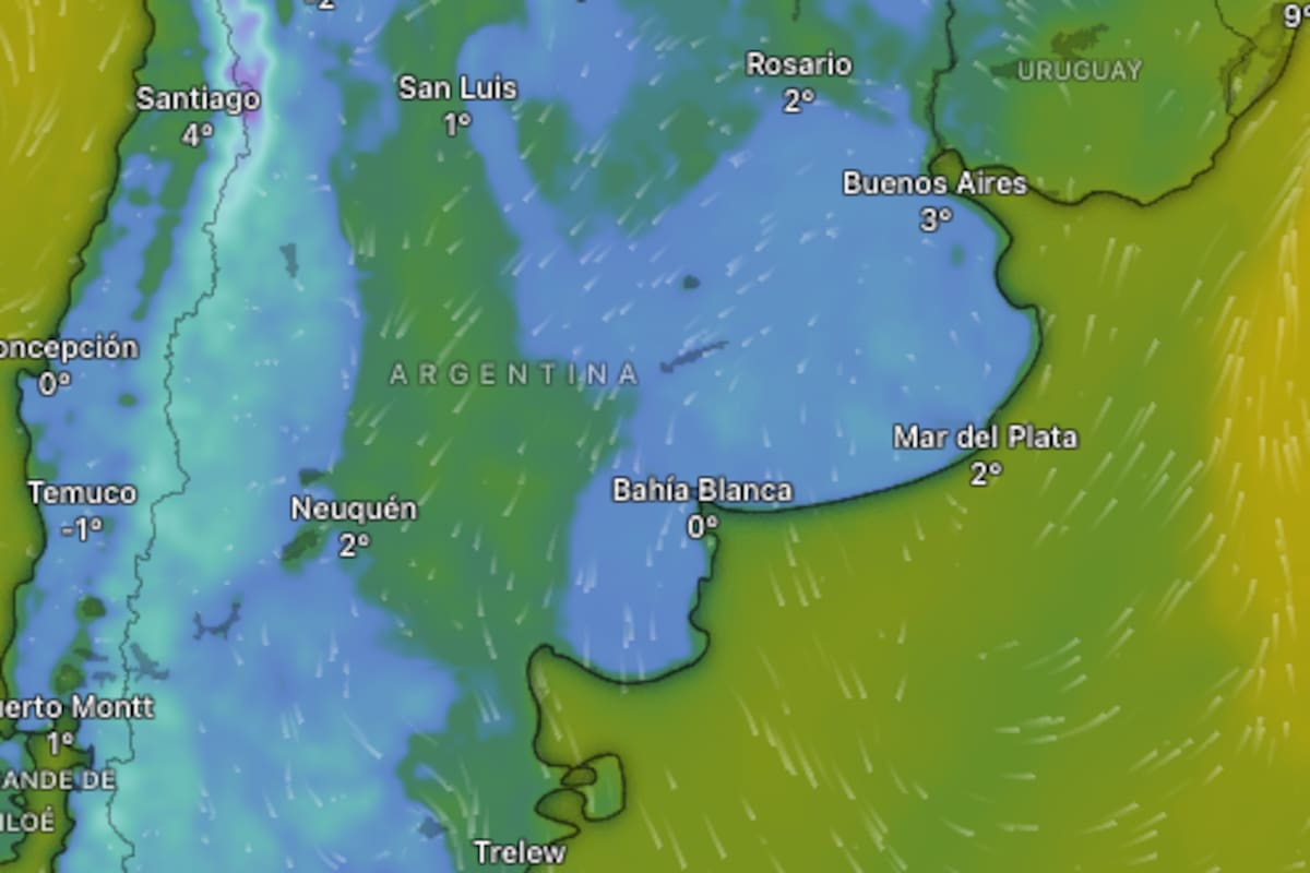 Alerta naranja y amarilla: frío extremo, vientos y Zonda azotan 21 provincias este sábado